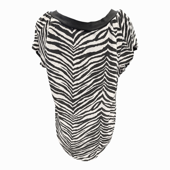 Cato Rare Y2K Vintage Zebra-print Top - Picture 3 of 4